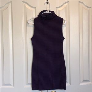 Mini turtle neck dress